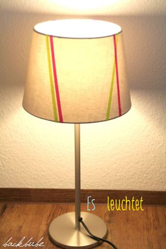 DIY: Pimp my Lampenschirm - Es leuchtet